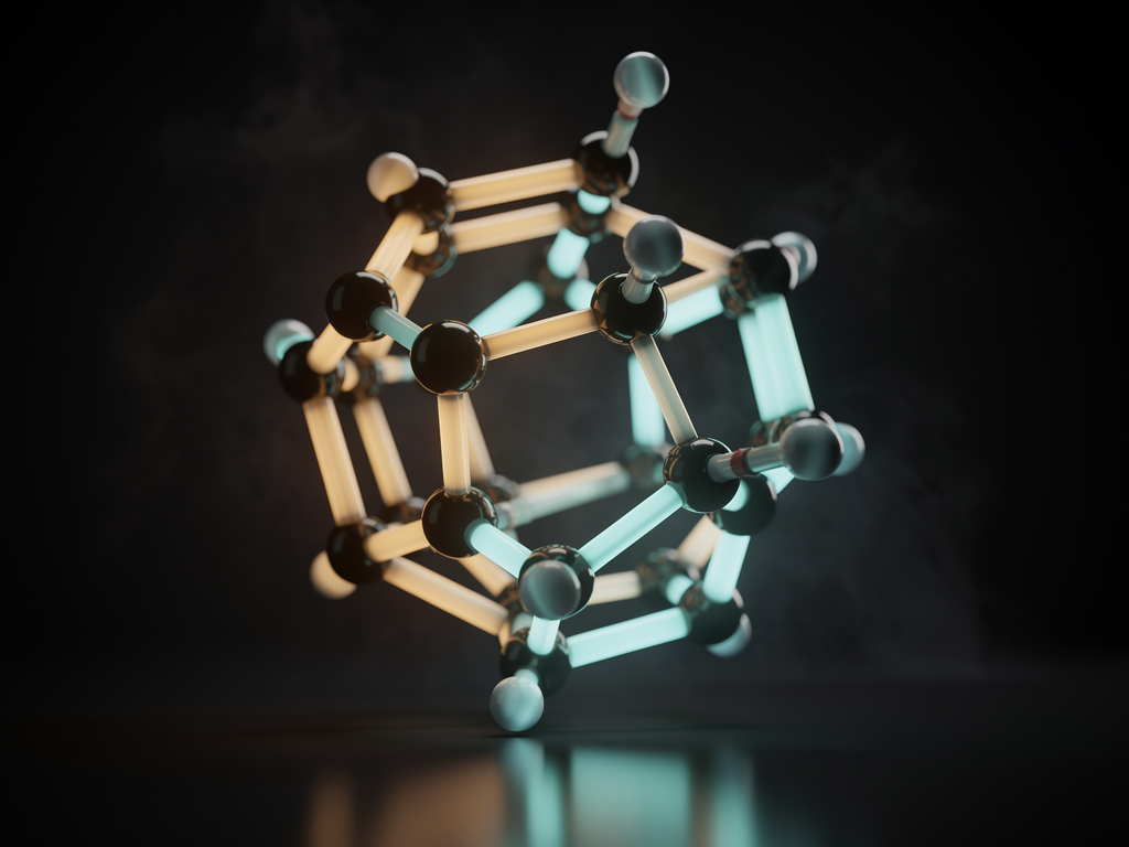 Biomarker hydrocarbon molecule rendering